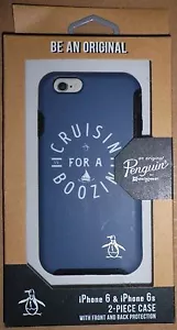 Neu im Karton Original Pinguin passende Handyhülle für iPhone 6/6s Cruisin für einen Boozin BLAU - Bild 1 von 7