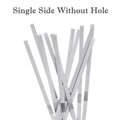 12Pcs Dental Stainless Steel Abrasive Strips for Finishing Polishing 4mm - Image 1 of 1