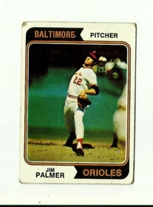 1974 TOPPS #40 Jim Palmer: Pitcher: Baltimore Orioles: Baseball Card: MLB - Bild 1 von 2