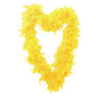 YELLOW FEATHER BOA FANCY DRESS COSTUME ACCESSORY HEN PARTY DECORATION 65G/80G