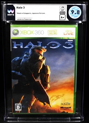 WATA 9.8 A+ Halo 3 2007 Japanese Version Sealed Graded XBOX 360 - Image 1 of 2