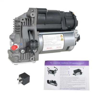 Air Suspension Compressor Pump + Relay For Mercedes Benz GL450 4Matic 1663200104 Foto 1 de 4