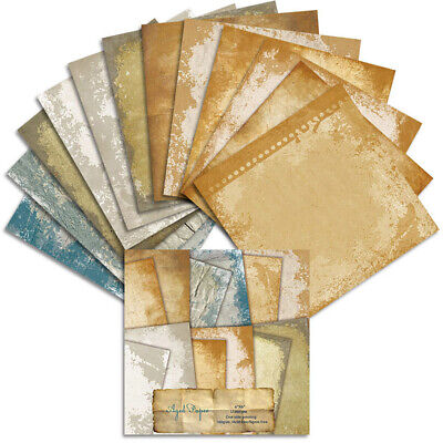 12PCS Vintage Paper Pad Single-sided Scrapbooking Journal Album Card Stationery  • 3.25€