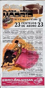 Nimeno ll MADRID Poster CORRIDA Romero Flores Espartaco Manuel Vidrié SORO 1983 - Bild 1 von 1