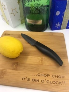 Personalised Gin Lovers Chopping Board Fun Birthday Xmas Gift Present Him Her - Picture 1 of 3