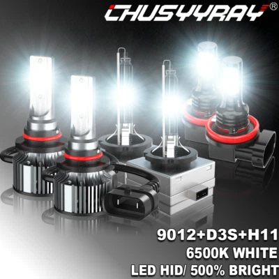 Para Para Buick Envision 2016 2017-2020 HID LED faro alto / bajo + luces antiniebla Foto 1 de 4