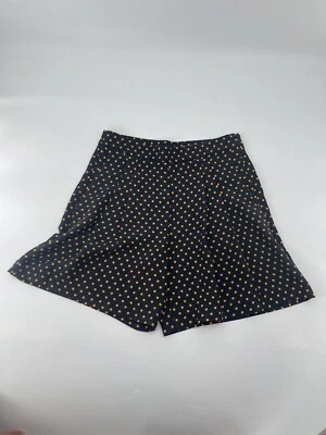 Pantalones Cortos Ann Taylor Cintura Alta Plisados Lunares Talla 4 Foto 1 de 4