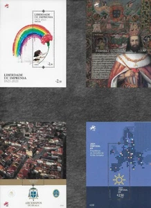 PORTUGAL AZORES & MADEIRA 16 MNH SOUVENIR SHEETS + 1 MNH MINI SHEET - 2021 - Picture 1 of 5