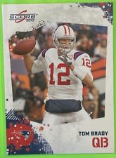 2010 Panini Score Football Tom Brady # 176 New England Patriots