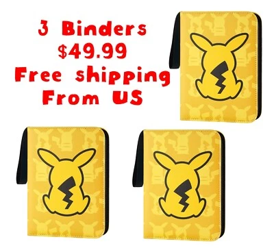 Carpeta de 400 cartas Pokémon Pikachu a prueba de agua Foto 1 de 4