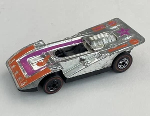 Rodillo de vapor Hot Wheels Redline 1976 súper cromados naranja magenta Hong Kong 1973 - Imagen 1 de 12