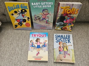 Kids Graphic Novels Mixed Lot Of 5 Paperback Books! - Picture 1 of 3