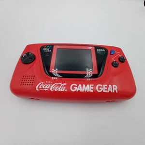 SEGA Game Gear Coca Cola Console For Parts Turns On w/ Blank Screen Japanese - Picture 1 of 9