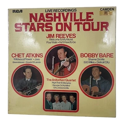 Nashville Stars On Tour - Live Recordings LP Vinyl RCA Camden CDS 1056 - Image 1 of 4