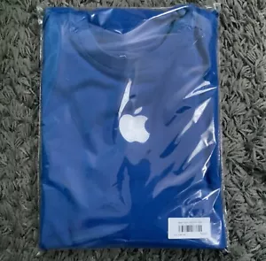 Apple Store Langarmshirt Gr. M Blau Unisex SAMMLER WILLKOMMEN r.386 - Bild 1 von 4