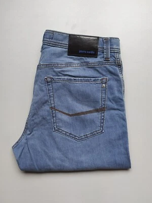 Pantalones de mezclilla azules Pierre Cardin corte cónico ENVÍO MUNDIAL T 0036 Foto 1 de 4