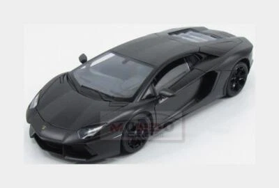 1:18 WELLY Lamborghini Aventador Lp700-4 2011 Nemesis Matt Grey WE18041BK - Immagine 1 di 2
