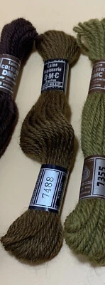 BaaWoolly Yarns : Vintage LAINE COLBERT DMC PARIS Tapestry Wool Yarn. # 7488 - Image 1 of 3