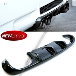 For 08-13 BMW M3 E92 E93 Coupe Carbon Fiber Rear Bumper Exhaust Diffuser - Picture 1 of 1