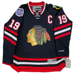 JONATHAN TOEWS CHICAGO BLACKHAWKS REEBOK 2014 STADIUM SERIES JERSEY SIZE LARGE - Picture 1 of 6