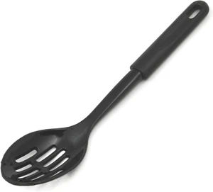 Basic Nylon Slotted Spoon, 11.5 Inch, Black - Picture 1 of 12