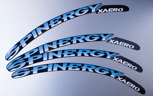 4x Ambrosio Spinergy X AERO Alu Carbon Wheel Decal Sticker adesive glossy 26-28" - Picture 1 of 2