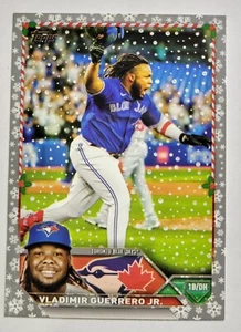 Tarjeta de béisbol 2023 Vladimir Guerrero Jr. Topps H92 Holiday metálica Blue Jays - Imagen 1 de 3