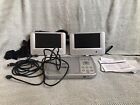 Acoustic Solutions Dual Screen Portable Dvd player-Silver-DVD263 Untested