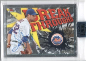 2018 Topps Archives Signature Series Steven Matz Break Throughs /10 FB-SM - Picture 1 of 2