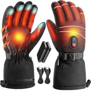 TOP Elektrische Beheizbare Motorradhandschuhe Wärmer Handschuhe Thermo mit Akku - Bild 1 von 13