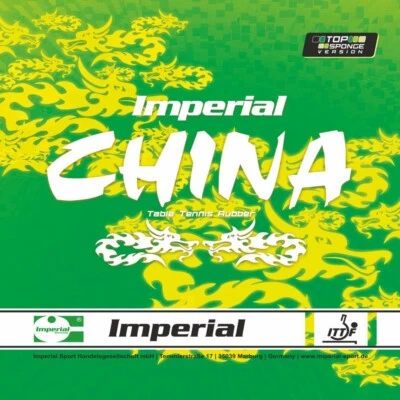 IMPERIAL China Top Sponge | Tischtennis Belag | TT | ITTF