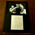 Framed 18X12 Floyd Patterson W/Muhammad Ali Read!