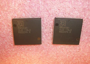 QTY (3) MACH130-15JC-18JI AMD PLCC-84 EE CMOS PROGRAMMABLE LOGIC NOS - Picture 1 of 1