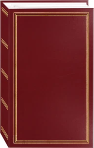 Album BORGOGNA tascabile a 3 anelli per 504 foto - 4"X6" - Foto 1 di 12