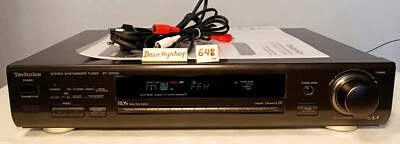 #648 RDS-Tuner Technics ST-GT 550 in braun mit Kabel und Zubehör - Bild 1 von 4