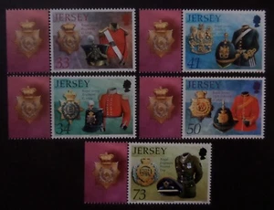 Jersey 2006 Royal Jersey Uniformes militares Insignias SG1253/7 MNH UM sin montar como nuevo - Imagen 1 de 1