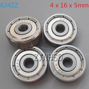 4pcs 634zz Sealed Bearing 4 x 16 x 5 mm for TAMIYA TRAXXAS ALIGN RC Hobby DIY - Picture 1 of 1