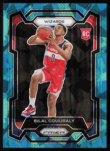 2023-24 Panini Prizm - Bilal Coulibaly #153 Teal Ice Rookie /225 MINOR CREASE - Bild 1 von 2