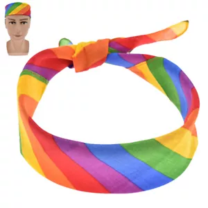 Pañuelo de regalo 1 pieza arco iris coloridos pañuelos orgullo gay LGBT - Imagen 1 de 7