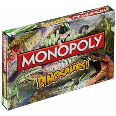 Winning Moves Hasbro Monopoly Dinosauri Giochi Da Società - Inglese - Immagine 1 di 2