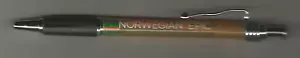 ms NORWEGIAN EPIC..cruise ship.NCL. Logo Pen ... Clear Orange Plastic - Photo 1/1