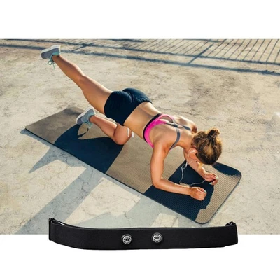 Adjustable Heart Rate Monitor Chest Strap Replacement Soft Nylon Strap Belt - Bild 1 von 4