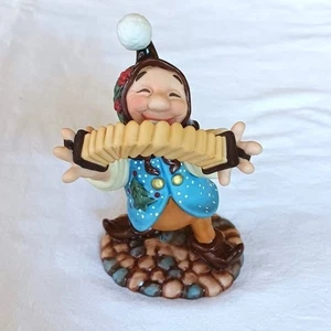 Laughing Elves Figurine Steven Kehrli 5727 Bellow Westland Gifts 1999 Vtg - Picture 1 of 4