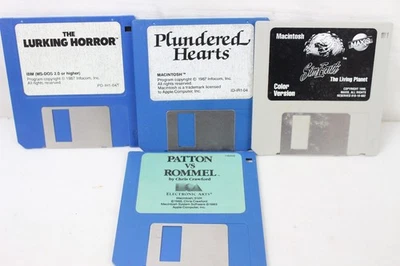 4 Vintage IBM Macintosh Computer Games Plundered Hearts Lurking Horror SimEarth - Image 1 of 4