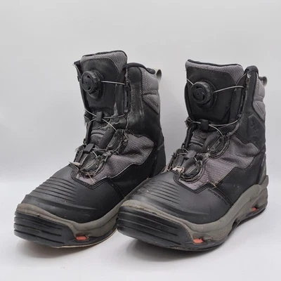 Korkers DarkHorse Wading Boots Mens 12 BOA OmniTrax Interchangeable Fishing - Image 1 of 4