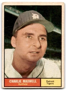 1961 Topps Charlie Maxwell #37 Tigers (Poor) - Picture 1 of 2