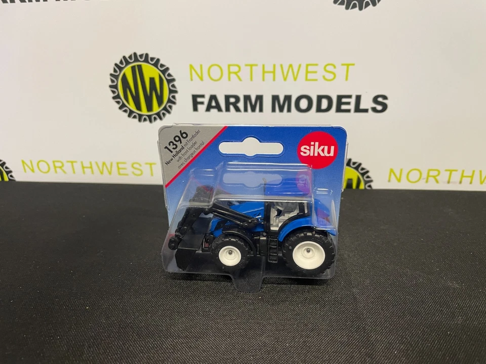 SIKU 1396 1:87 SCALE NEW HOLLAND WITH FRONT LOADER - Image 1 of 1