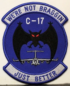 US Air Force C-17 Aircraft Full Color Insignia Badge Emblem Patch - Picture 1 of 1