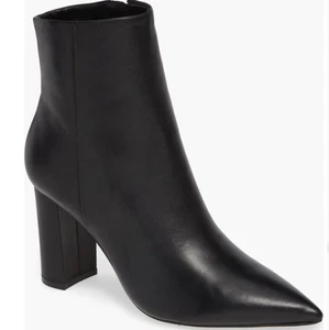 Marc Fisher Größe 5,5 schwarze Leder Stiefeletten spitz zulaufend Bootie Ulani Damen - Bild 1 von 15