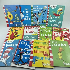 Dr. Seuss Book Bundle LOT x12 Books Happy Birthday to You If I Ran the Circus... - Imagen 1 de 17